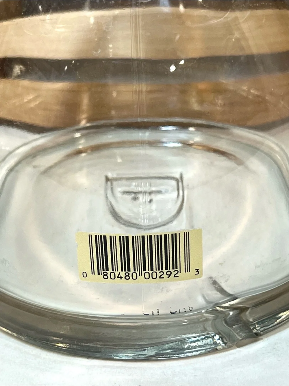 ☀️2/$20 Clear Glass Decanter Bottle w Cork Stopper | Empty D'USSÉ Cognac Bottle